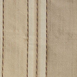 Roma Ivory - Striped Dupioni